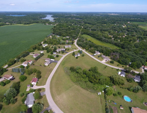 Drone Empty Lot